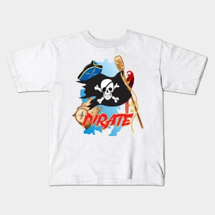 pirate red Kids T-Shirt